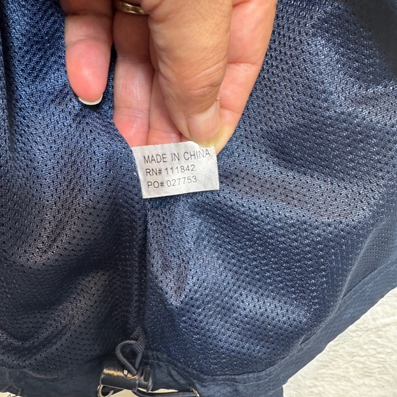 Kewl Jacket Mens Size Small Blue Windbreaker Vented Waterproof Collared - Picture 3 of 10